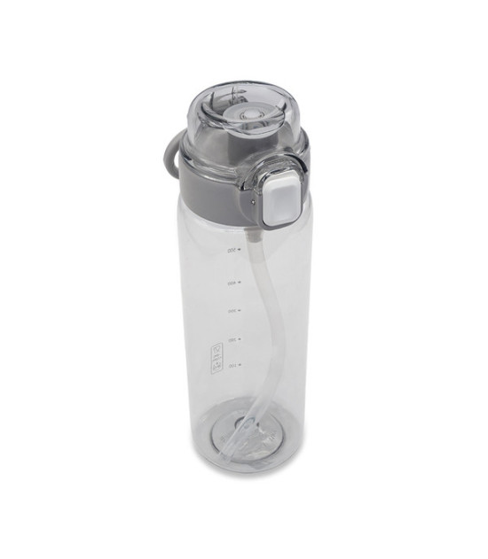Bidon ze słomką Amad 800 ml, szary