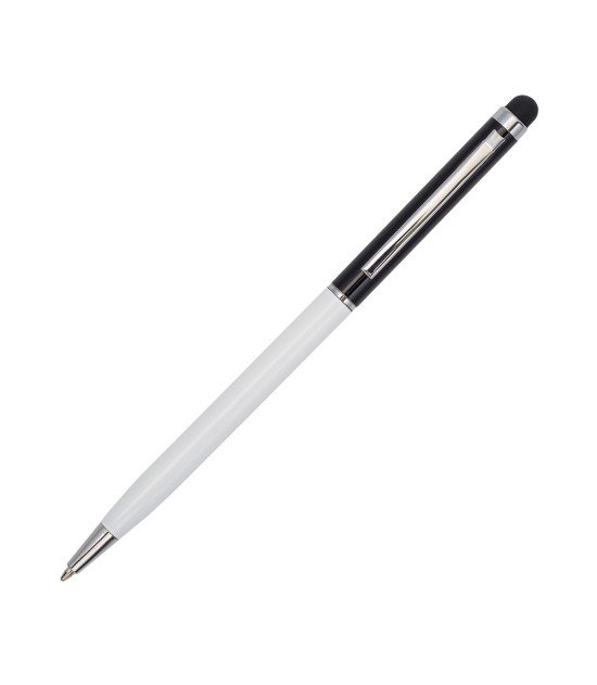 Długopis aluminiowy Touch Tipo, biały