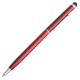 Długopis aluminiowy Touch Tip, czerwony