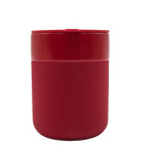 Kubek ceramiczny Caldo 370 ml, czerwony