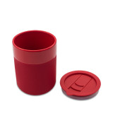 Kubek ceramiczny Caldo 370 ml, czerwony