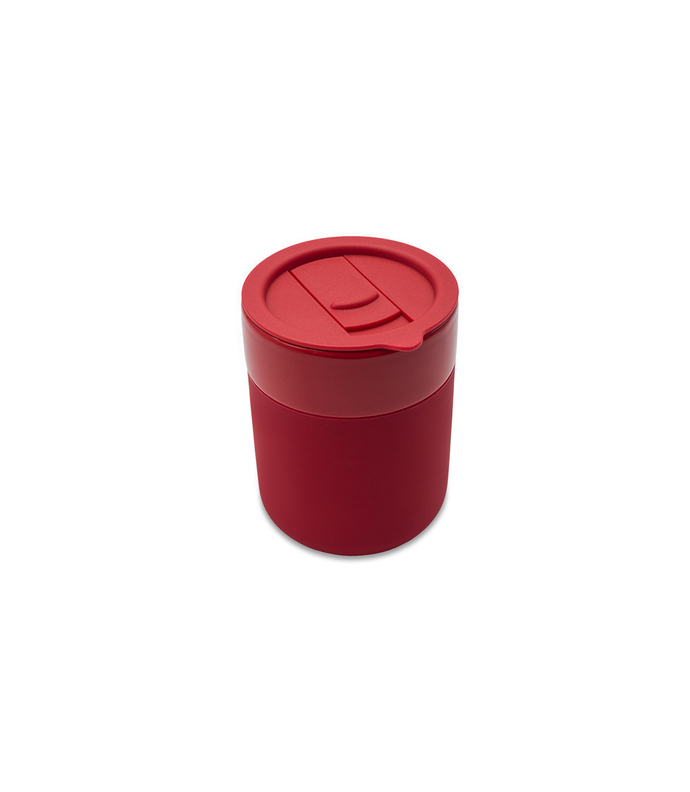 Kubek ceramiczny Caldo 370 ml, czerwony