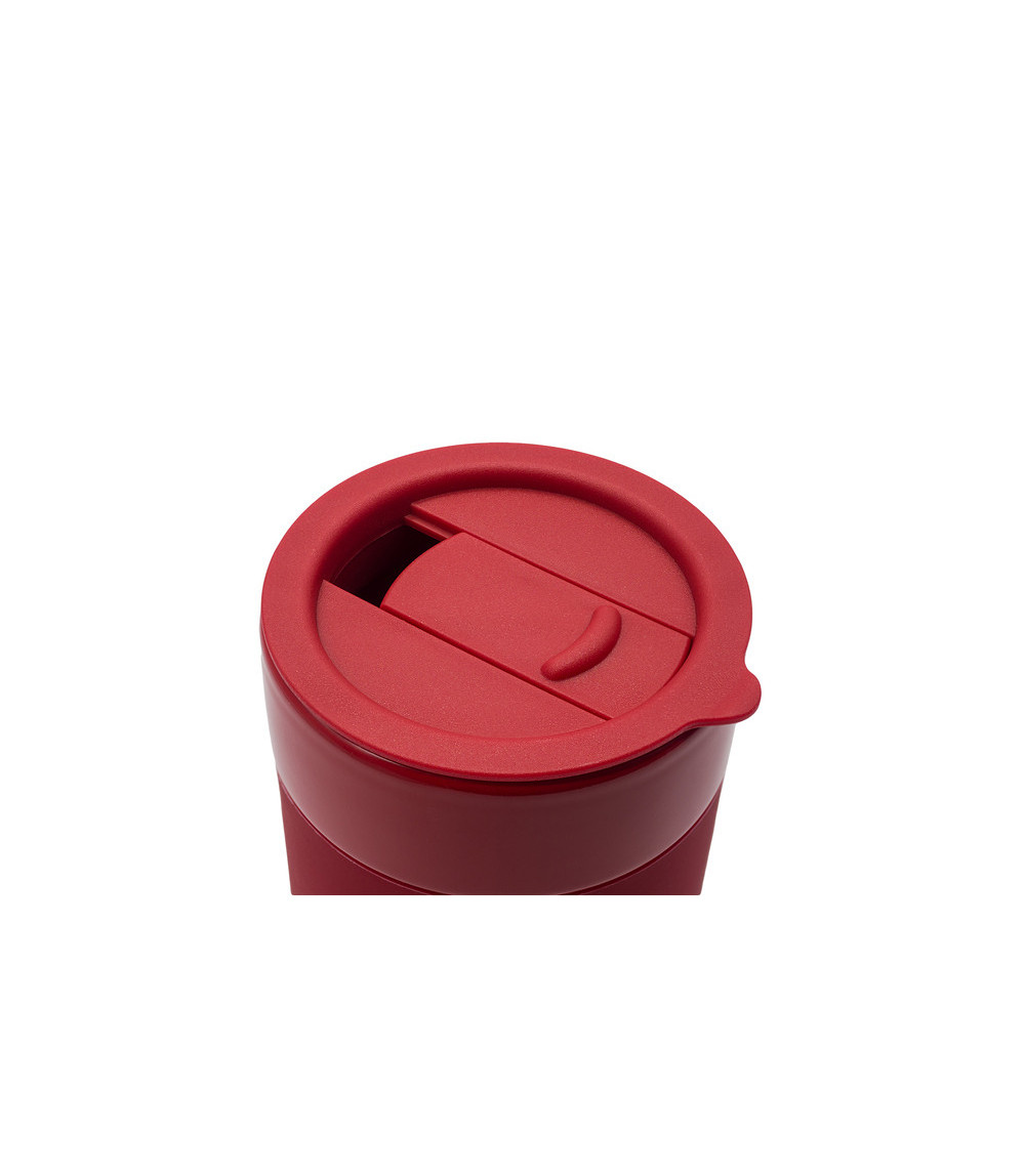 Kubek ceramiczny Caldo 370 ml, czerwony