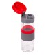 Szklana butelka Top Form 440 ml, czerwony