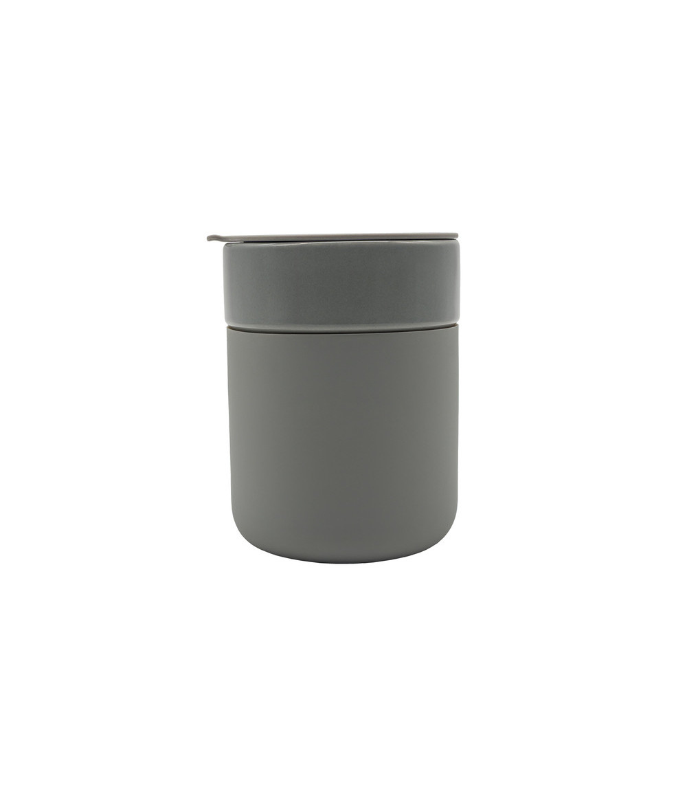 Kubek ceramiczny Caldo 370 ml, szary
