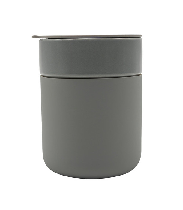Kubek ceramiczny Caldo 370 ml, szary