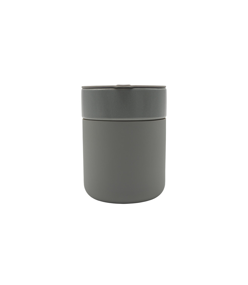 Kubek ceramiczny Caldo 370 ml, szary