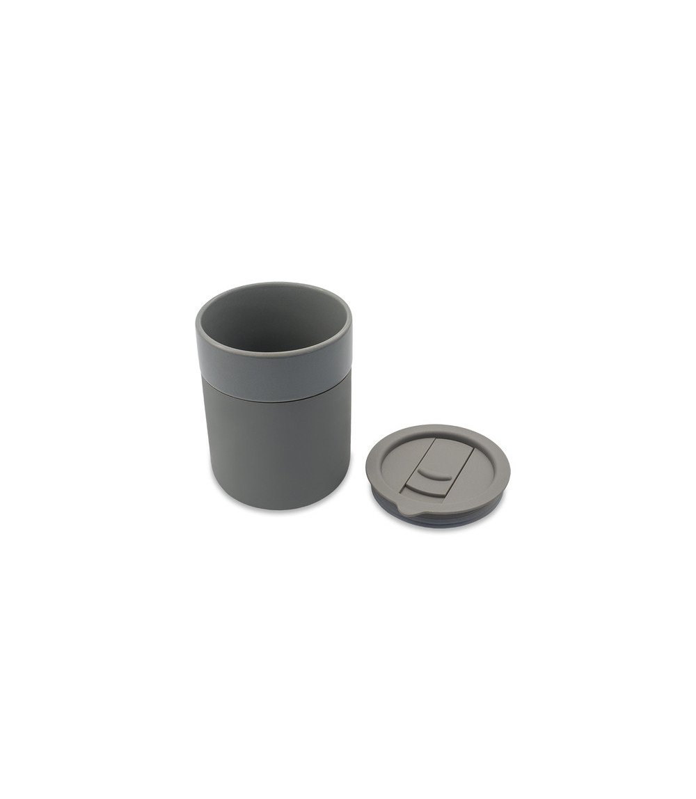 Kubek ceramiczny Caldo 370 ml, szary