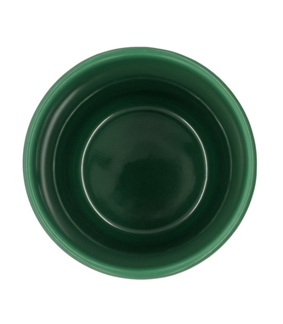 Kubek ceramiczny Caldo 370 ml, ciemny zielony