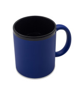 Kubek ceramiczny Velluto 350 ml, niebieski
