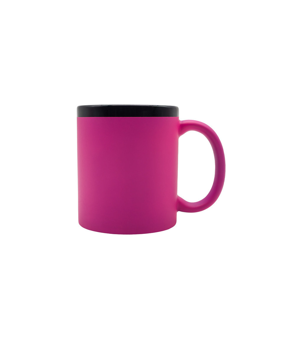 Kubek ceramiczny Velluto 350 ml, magenta