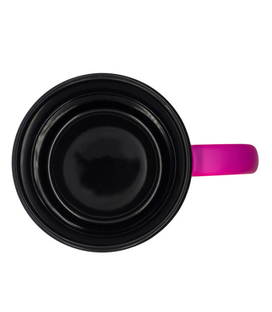 Kubek ceramiczny Velluto 350 ml, magenta