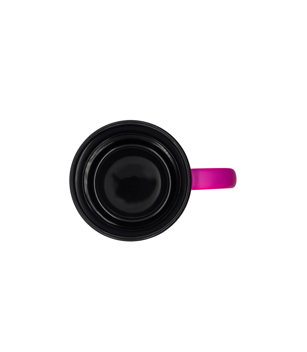Kubek ceramiczny Velluto 350 ml, magenta
