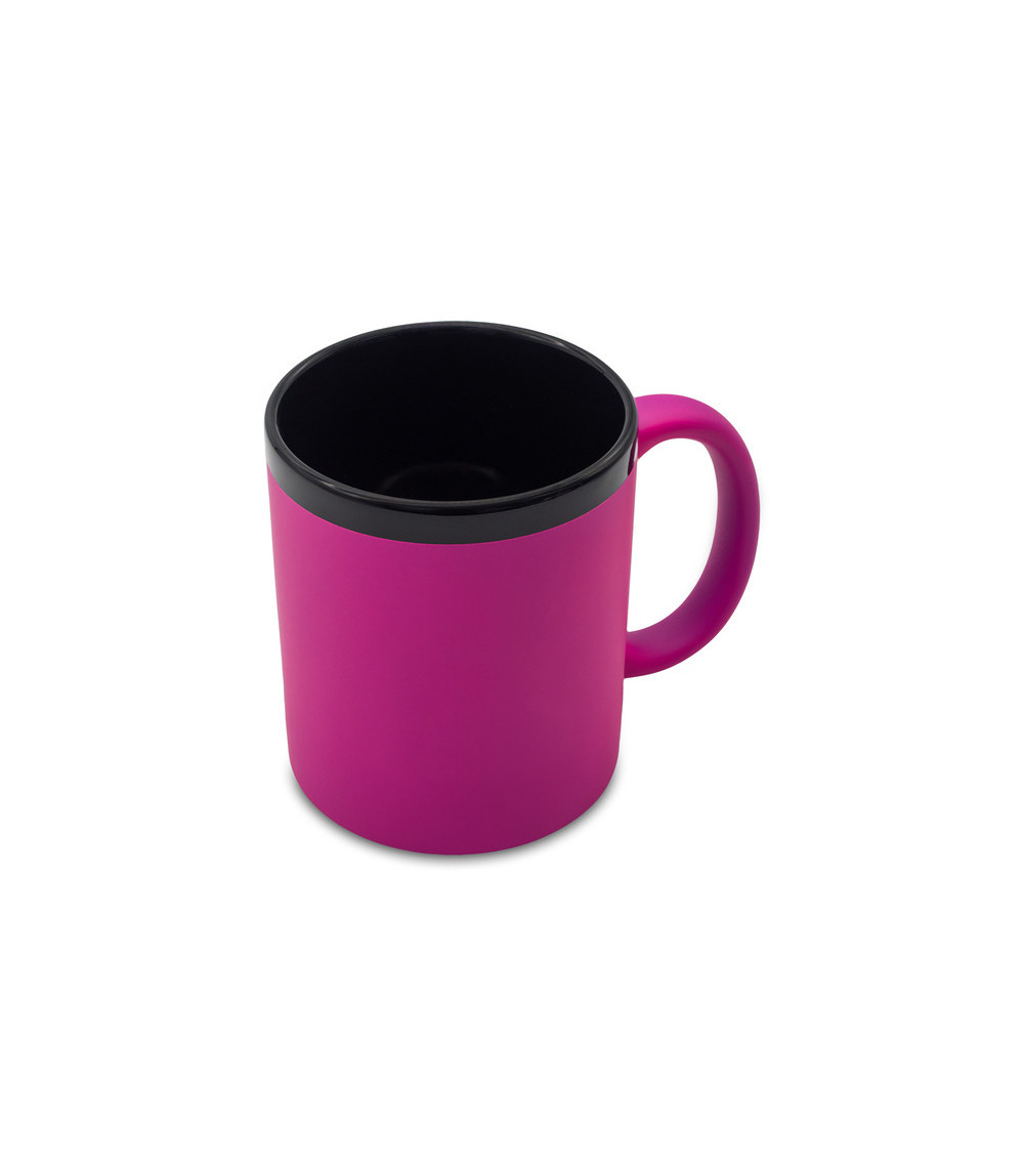 Kubek ceramiczny Velluto 350 ml, magenta