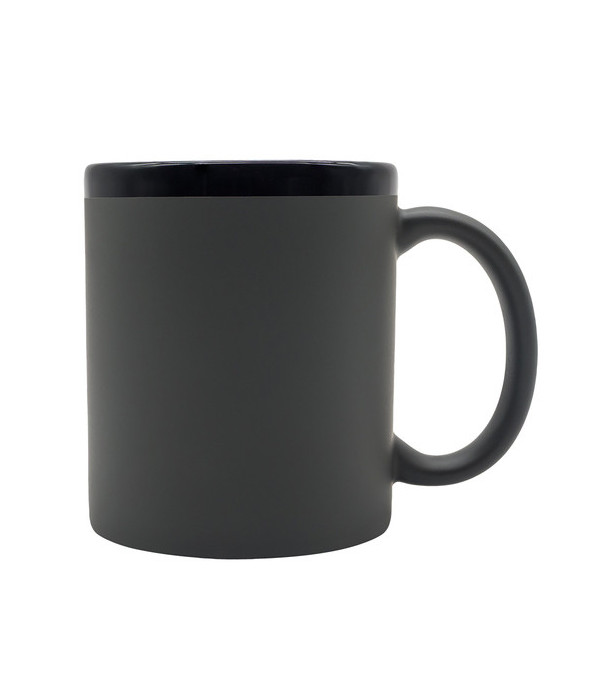 Kubek ceramiczny Velluto 350 ml, szary