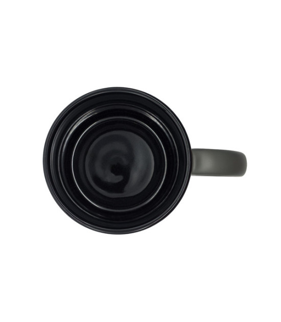Kubek ceramiczny Velluto 350 ml, szary