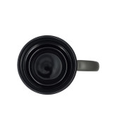 Kubek ceramiczny Velluto 350 ml, szary
