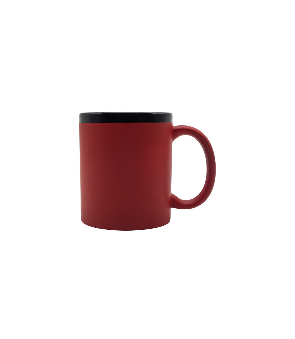 Kubek ceramiczny Velluto 350 ml, czerwony