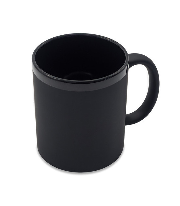 Kubek ceramiczny Velluto 350 ml, czarny