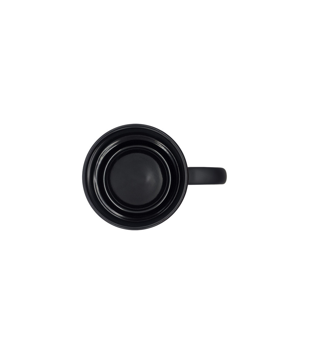Kubek ceramiczny Velluto 350 ml, czarny