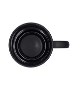 Kubek ceramiczny Velluto 350 ml, czarny