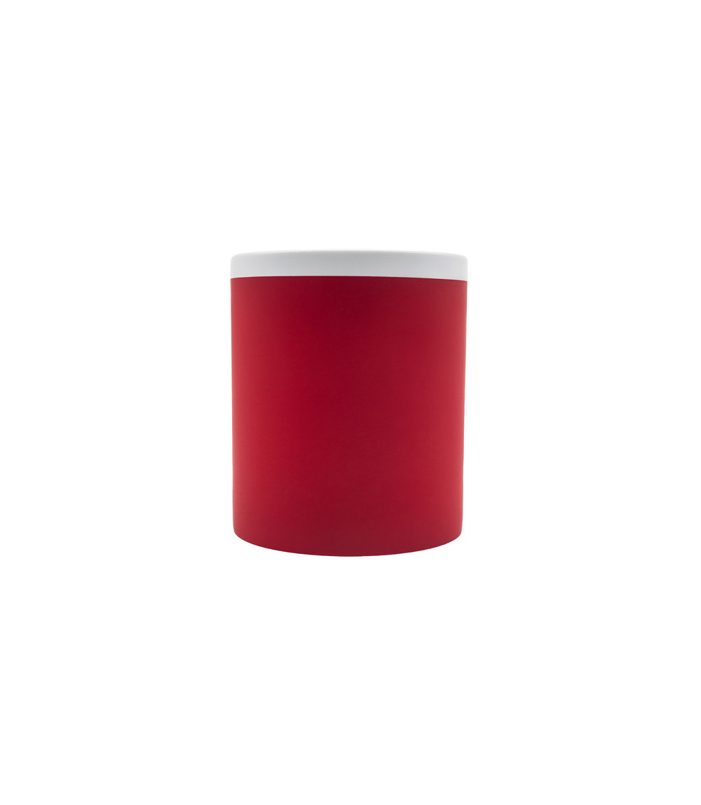 Kubek ceramiczny Velutti 350 ml, czerwony