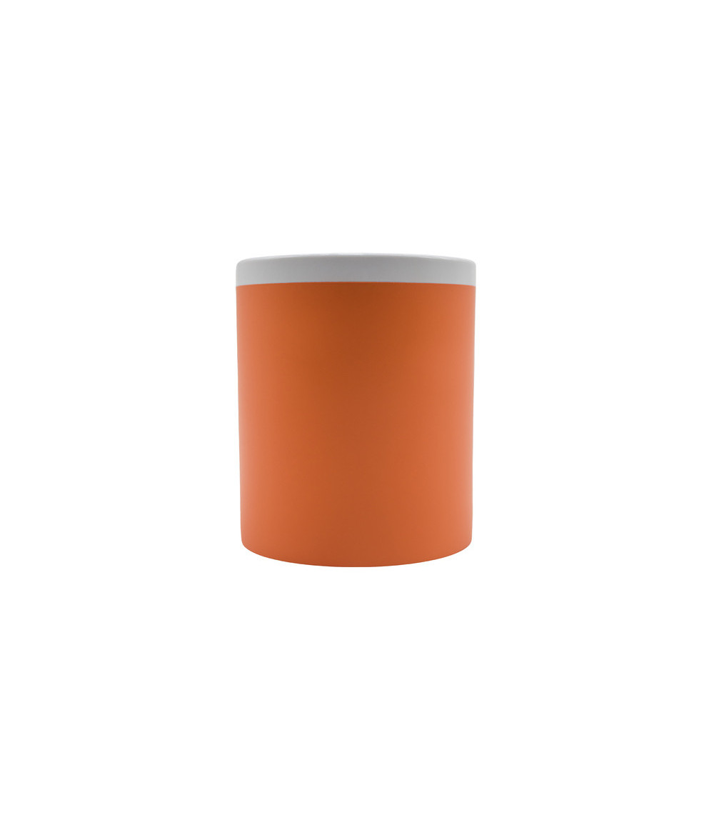 Kubek ceramiczny Velutti 350 ml, pomarańczowy