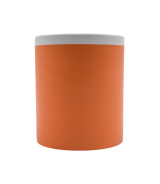 Kubek ceramiczny Velutti 350 ml, pomarańczowy