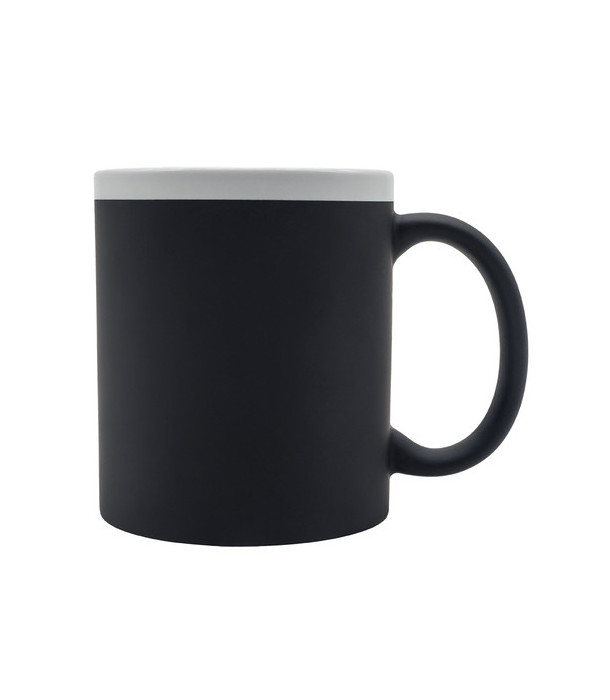 Kubek ceramiczny Velutti 350 ml, czarny