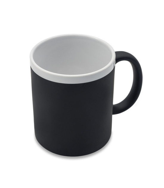 Kubek ceramiczny Velutti 350 ml, czarny