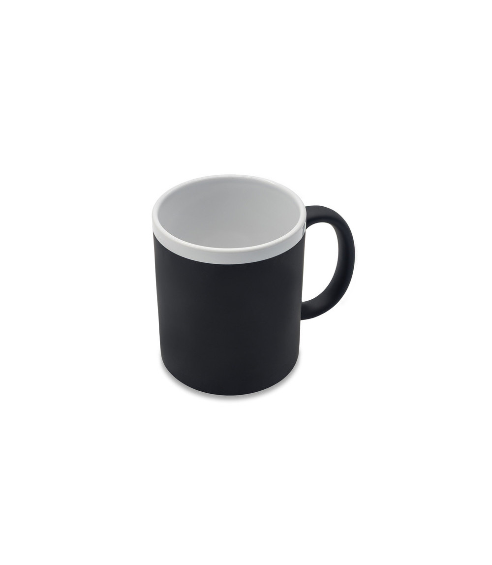 Kubek ceramiczny Velutti 350 ml, czarny