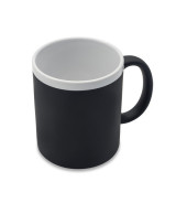 Kubek ceramiczny Velutti 350 ml, czarny