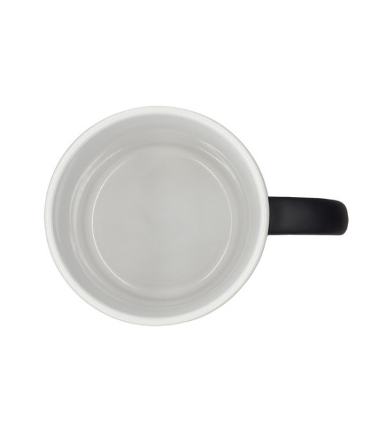 Kubek ceramiczny Velutti 350 ml, czarny