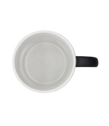 Kubek ceramiczny Velutti 350 ml, czarny