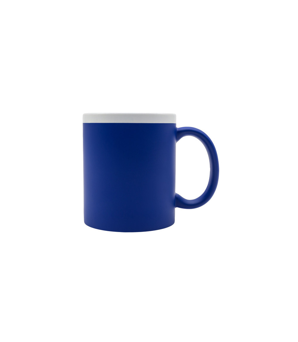Kubek ceramiczny Velutti 350 ml, niebieski