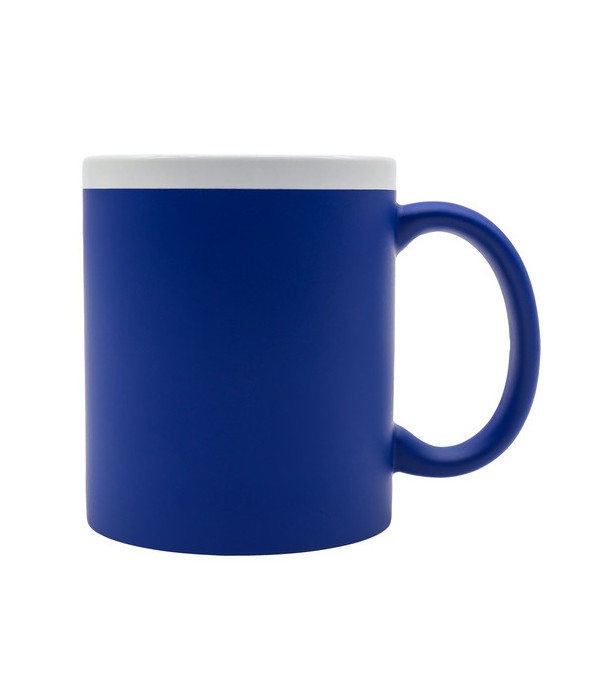 Kubek ceramiczny Velutti 350 ml, niebieski