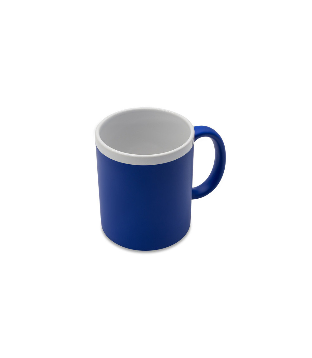 Kubek ceramiczny Velutti 350 ml, niebieski