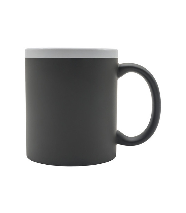 Kubek ceramiczny Velutti 350 ml, szary