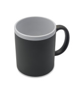 Kubek ceramiczny Velutti 350 ml, szary