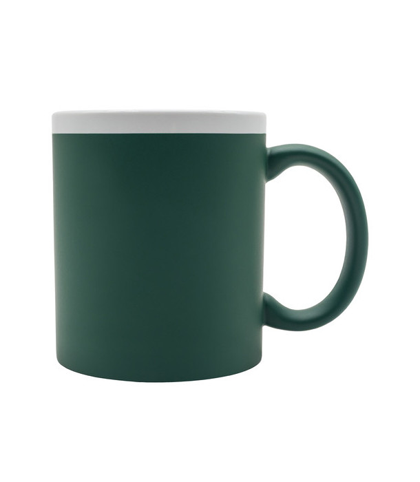 Kubek ceramiczny Velutti 350 ml, zielony