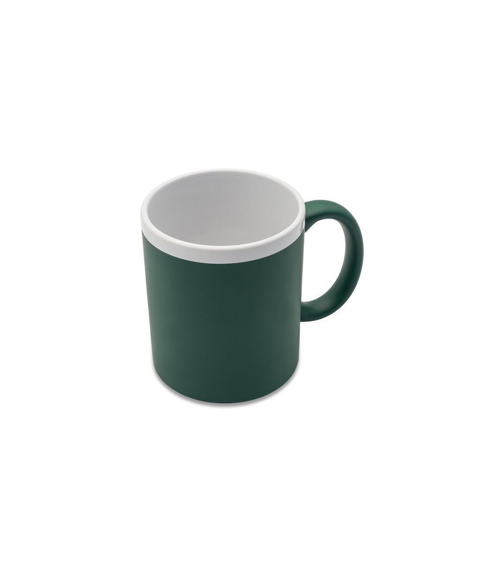 Kubek ceramiczny Velutti 350 ml, zielony