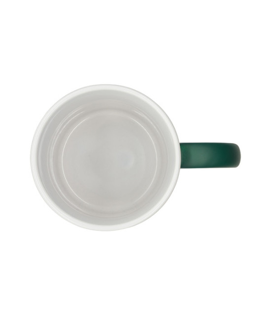 Kubek ceramiczny Velutti 350 ml, zielony