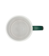 Kubek ceramiczny Velutti 350 ml, zielony