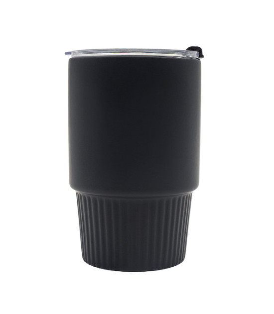 Kubek ceramiczny Azzurro 440 ml, czarny