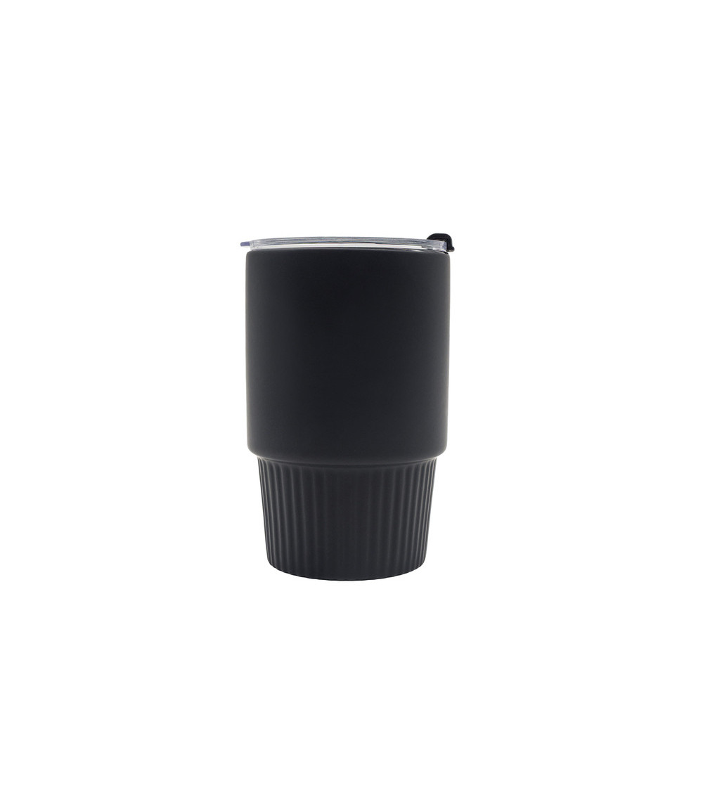 Kubek ceramiczny Azzurro 440 ml, czarny