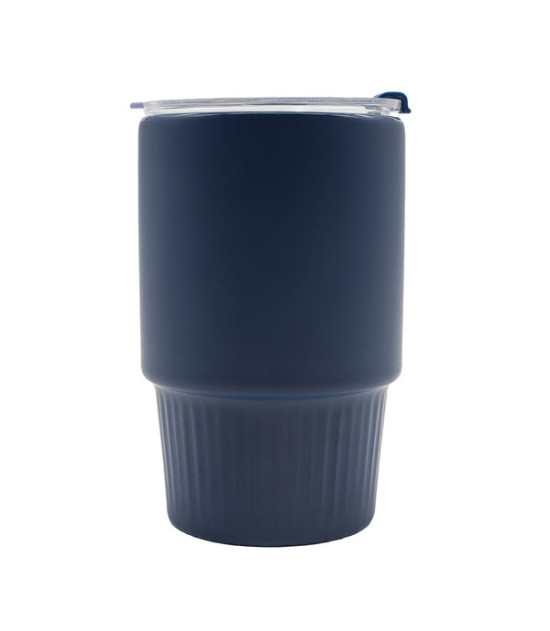 Kubek ceramiczny Azzurro 440 ml, granatowy
