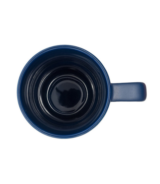 Kubek ceramiczny Azzurro 440 ml, granatowy