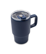 Kubek ceramiczny Azzurro 440 ml, granatowy