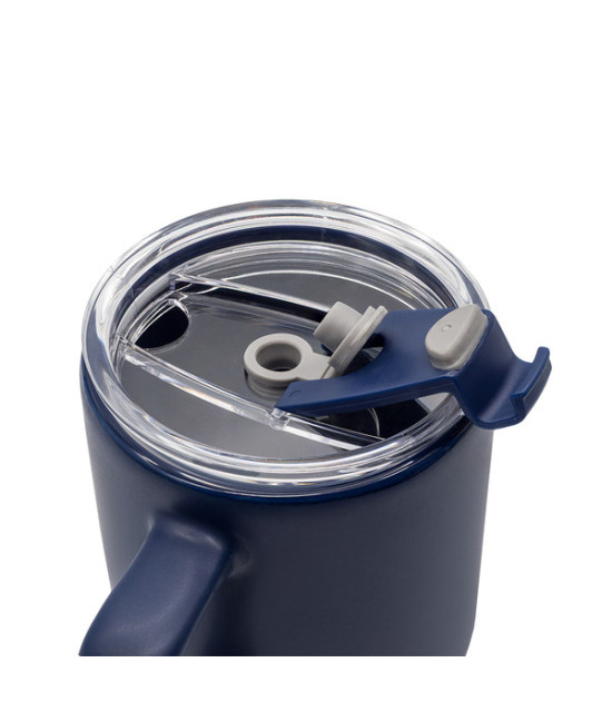 Kubek ceramiczny Azzurro 440 ml, granatowy