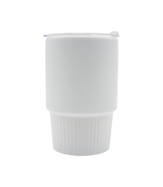 Kubek ceramiczny Azzurro 440 ml, biały